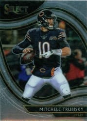 2020 Panini Select Base Set Mitchell Trubisky #312 card