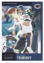 2020 Score Base Set Mitchell Trubisky #208 card