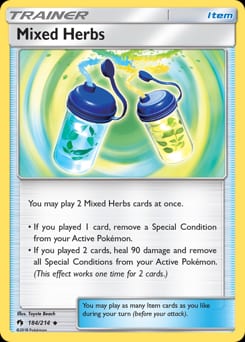Lost Thunder Mixed Herbs #184 card