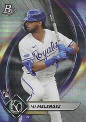 2022 Bowman Platinum Base Set MJ Melendez #85 card
