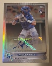 2022 Topps Chrome Update Autograph MJ Melendez #AC-MJM card