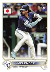 2022 Topps Japan Edition Base Set MJ Melendez #171 card