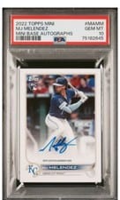 2022 Topps Mini Autographs MJ Melendez #MA-MM card