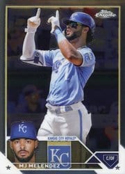 2023 Topps Chrome Base Set MJ Melendez #151 card
