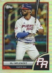 2023 Topps World Baseball Classic Base Set MJ Melendez #20 card