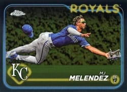 2024 Topps Chrome Base Set MJ Melendez #7 card