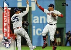 2020 Topps Update Base Set MLB All-Star Rivals (Mookie Betts / Gleyber Torres) #U-144 card