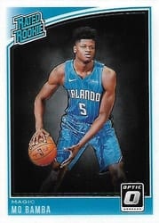 2018-19 Donruss Optic Base Set Mo Bamba #160 card