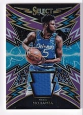 2018 Panini Select Sparks Mo Bamba Tie Dye Prizm #SP-MBB card