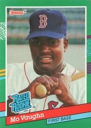 1991 Donruss Base Set Mo Vaughn #430 card