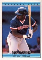 1992 Donruss Base Set Mo Vaughn #514 card