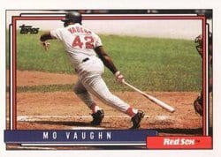 1992 Topps Base Set Mo Vaughn #59 card