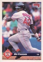 1993 Donruss Base Set Mo Vaughn #429 card