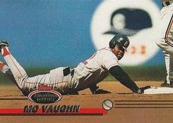 1993 Stadium Club Base Set Mo Vaughn #334 card