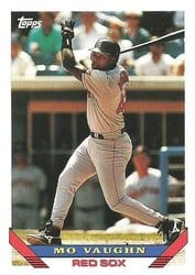 1993 Topps Base Set Mo Vaughn #51 card