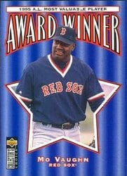 1996 Collector's Choice Base Set Mo Vaughn #706 card