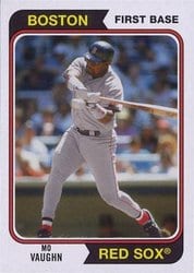 2020 Topps Archives Base Set Mo Vaughn #150 card