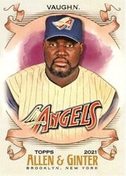 2021 Topps Allen & Ginter Base Set Mo Vaughn #332 card