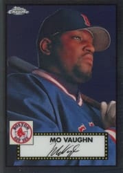 2021 Topps Chrome Platinum Anniversary Base Set Mo Vaughn #529 card