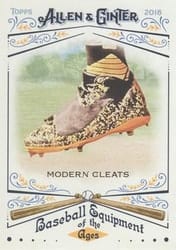 2018 Topps Allen & Ginter Baseball Equipment of the Ages Modern Cleats #BEA-16 card