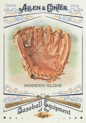 2018 Topps Allen & Ginter Baseball Equipment of the Ages Modern Glove #BEA-3 card