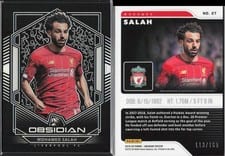 2019 Panini Obsidian Mohamed Salah #27 card