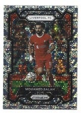 2023 Panini Prizm Premier League Mohamed Salah Pink Mosaic #73 card