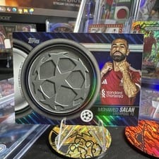 2025-26 Topps UEFA Club Competitions Starball Commemorative Relics Mohamed Salah #SCR-MS card