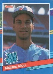 1991 Donruss Base Set Moises Alou #38 card