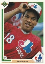 1991 Upper Deck Base Set Moises Alou #665 card