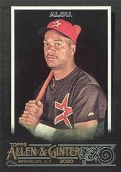 2020 Topps Allen & Ginter X Base Set Moises Alou #306 card