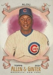 2021 Topps Allen & Ginter Base Set Moises Alou #321 card