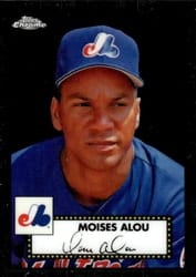 2021 Topps Chrome Platinum Anniversary Base Set Moises Alou #543 card