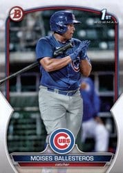 2023 Bowman Prospects Moises Ballesteros #BP-11 card