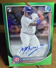 2025 Bowman Chrome Rookie Autographs Moises Ballesteros #CRA-MB card