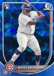 2025 Bowman Chrome Sapphire Edition Base Set Moisés Ballesteros #42 card