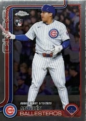 2025 Topps Chrome Update Base Set Moisés Ballesteros #USC7 card