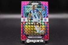 2022 Panini Prizm Premier League Moises Caicedo Pink Mosaic #135 card
