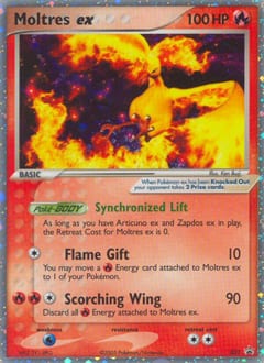 Nintendo Black Star Promos Moltres ex #31 card