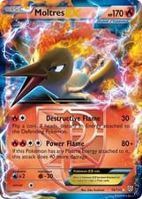 2013 Plasma Storm Moltres-EX #14 card