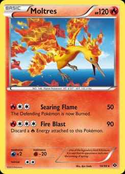 2012 Next Destinies Moltres #14 card
