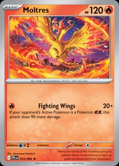 2025 Phantasmal Flames Moltres #14 card
