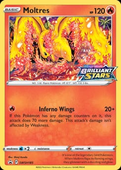 2019 SWSH Black Star Promos Moltres #SWSH185 card