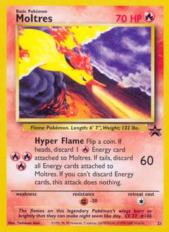 Wizards Black Star Promos Moltres #21 card