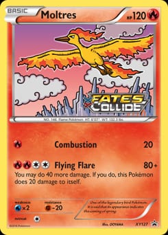 XY Black Star Promos Moltres #XY127 card