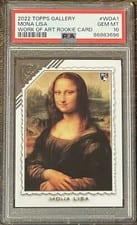 2022 Topps Gallery Works of Art Mona Lisa #WOA-1 card