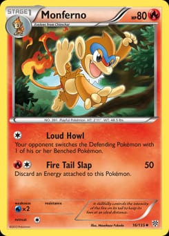 Plasma Storm Monferno #16 card