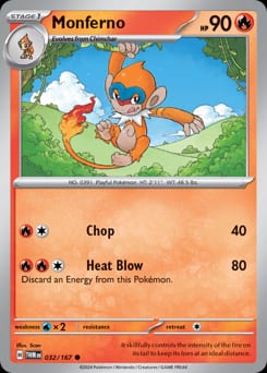 Twilight Masquerade Monferno #32 card
