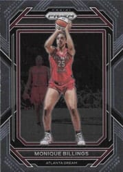 2023 Panini Prizm WNBA Base Set Monique Billings #62 card