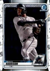 2020 Bowman Chrome Prospects Monte Harrison #BCP-156 card
